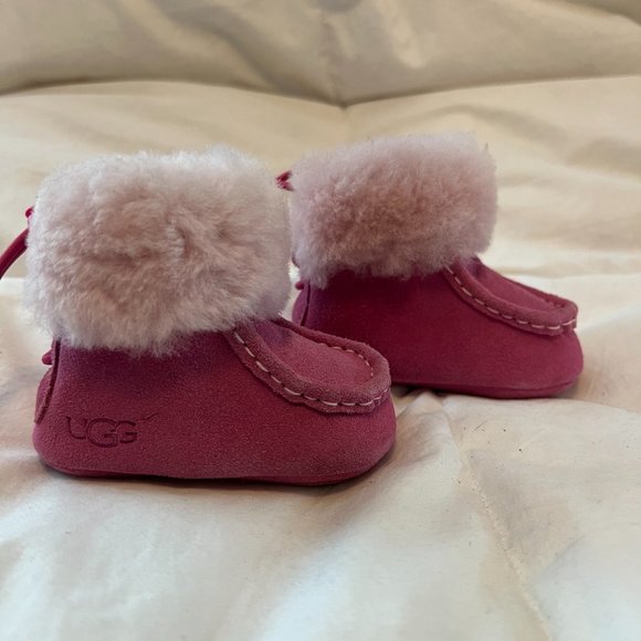 Like New Pink Baby Uggs - Picture 2 of 5